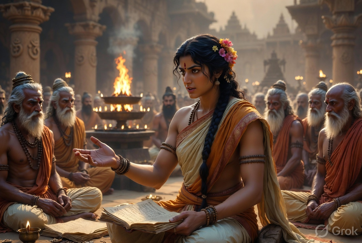 Image related to "Gargi Vachaknavi ": The Vedic Feminism in Hinduism.